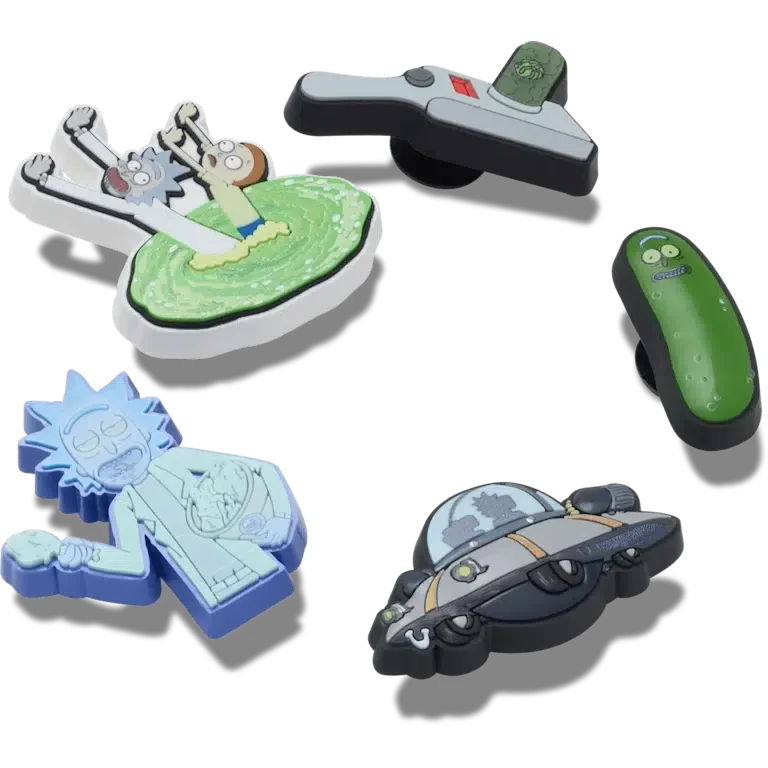 Rick and Morty 5er-Pack Jibbitz-Anstecker Rick and Morty 5er-Pack Jibbitz-Anstecker