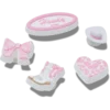 Rodeo Cowgirl 5er-Pack Jibbitz-Anstecker
