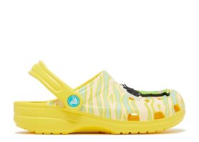Ron English x Classic Clog Kids «Party Animals – Zebra Lemon»
