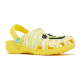 Ron English x Classic Clog Kids «Party Animals – Zebra Lemon»