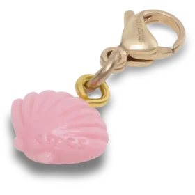 Rosa Muschel-Jibbitz-Anstecker