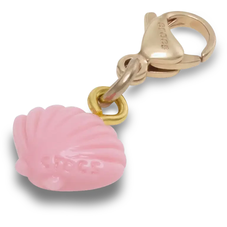 Rosa Muschel-Jibbitz-Anstecker Rosa Muschel-Jibbitz-Anstecker