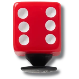 Rote Würfel-Jibbitz™-Anstecker