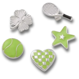 Sandal C-Anhänger «Lucky Sport», 5er-Pack Jibbitz-Anstecker