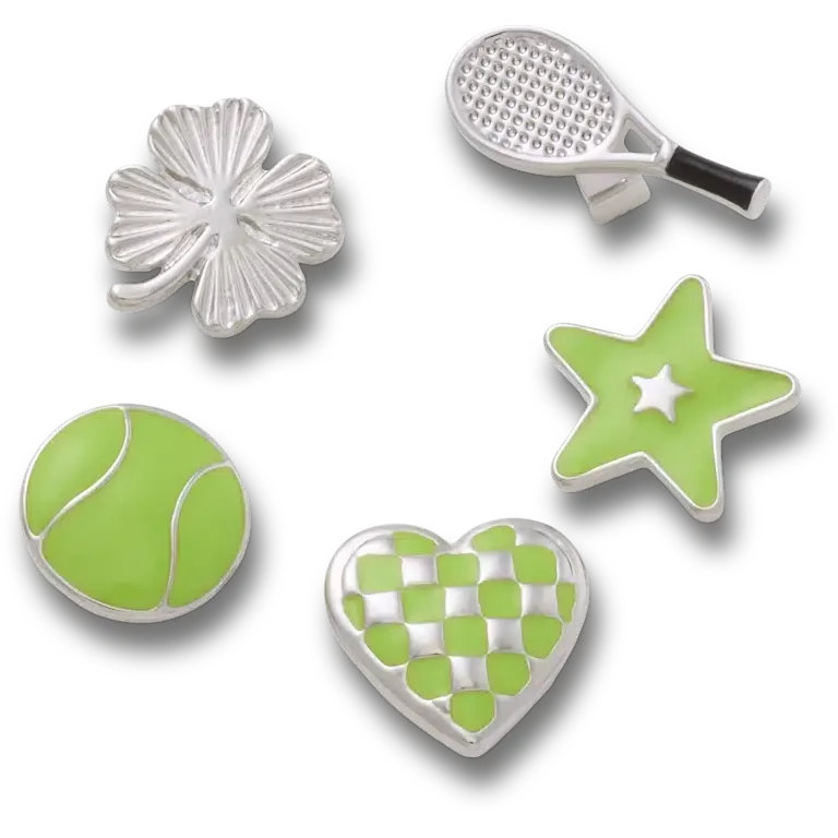 Sandal C-Anhänger «Lucky Sport», 5er-Pack Jibbitz-Anstecker Sandal C-Anhänger «Lucky Sport», 5er-Pack Jibbitz-Anstecker