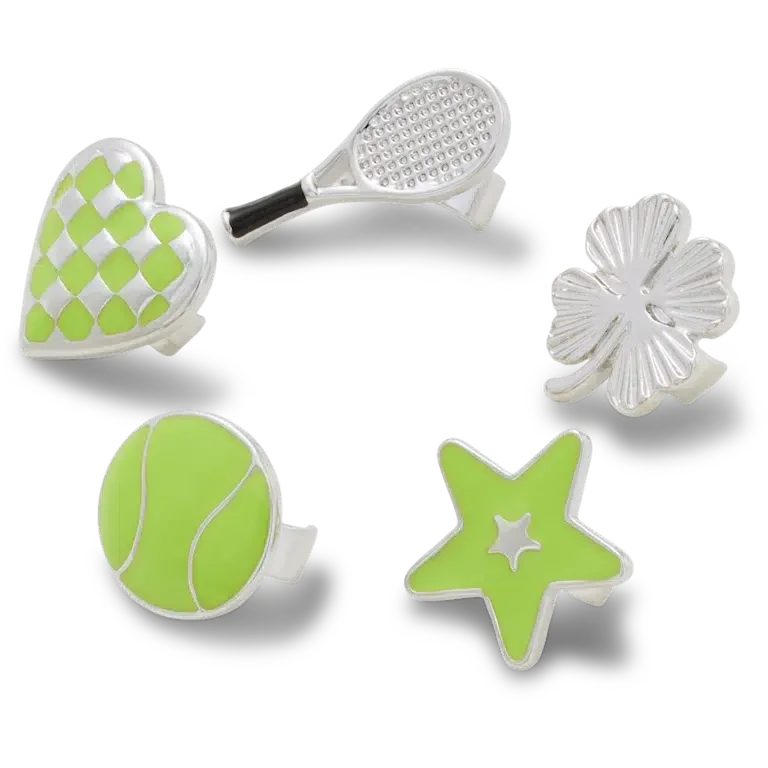 Sandal C-Anhänger «Lucky Sport», 5er-Pack Jibbitz-Anstecker Sandal C-Anhänger «Lucky Sport», 5er-Pack Jibbitz-Anstecker