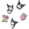 Sanrio Kuromi 5er-Pack Jibbitz-Anstecker