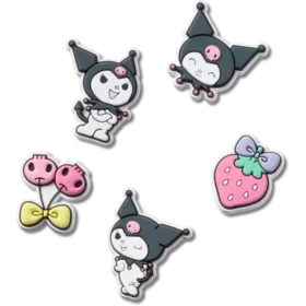 Sanrio Kuromi 5er-Pack Jibbitz-Anstecker