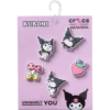 Sanrio Kuromi 5er-Pack Jibbitz-Anstecker