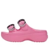 Saturday Plateau-Sandale mit getauchter Schnalle «Pink Lemonade»