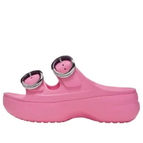 Saturday Plateau-Sandale mit getauchter Schnalle «Pink Lemonade»