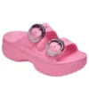 Saturday Plateau-Sandale mit getauchter Schnalle «Pink Lemonade»