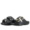 Saturday Sandale mit Metall-Schnalle «Black»