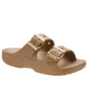 Saturday-Sandale mit Metall-Schnalle «Sepia»