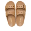 Saturday-Sandale mit Metall-Schnalle «Sepia»