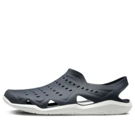 Schwarz-weisse Sandalen