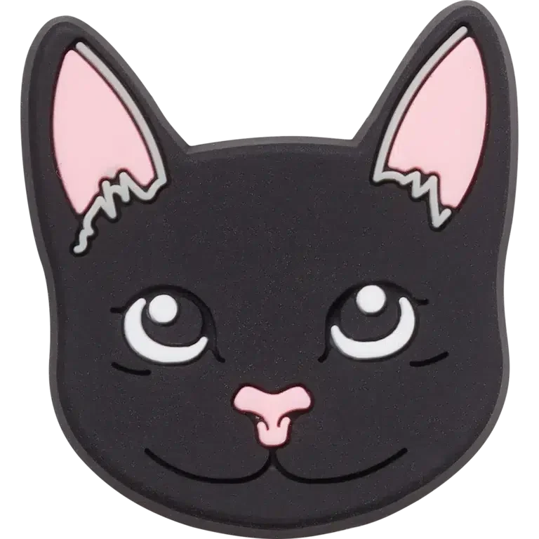Schwarze Katze Jibbitz-Schuhanhänger Schwarze Katze Jibbitz-Schuhanhänger