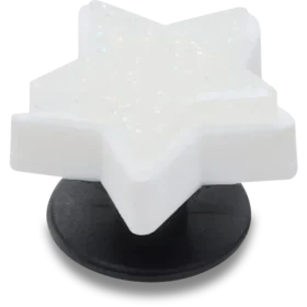 Silberne «Bright Star» Jibbitz™-Anstecker