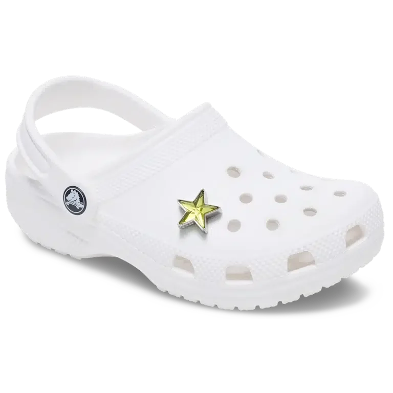 Silberne und grüne Smt-Gem-Star-Jibbitz-Anstecker Silberne und grüne Smt-Gem-Star-Jibbitz-Anstecker