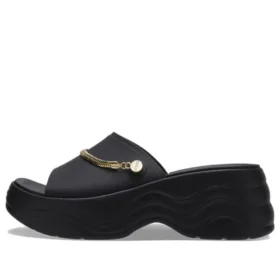 Skyline Shimmer Slides «Black Gold»
