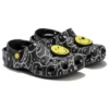 Smiley World Classic Clogs «Schwarz-Weiss-Gelb»