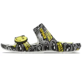 SmileyWorld x Classic Sandal «Schwarz-Weiss»