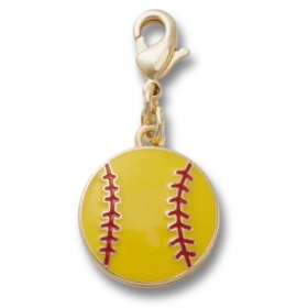 Softball-Charm Jibbitz™-Anstecker