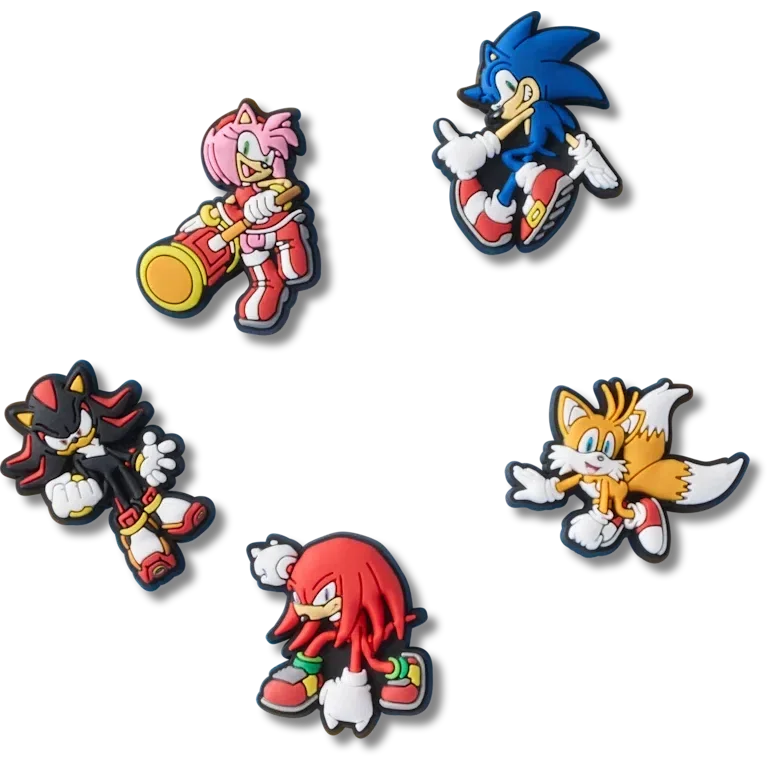 Sonic the Hedgehog 5er-Pack Jibbitz-Anstecker Sonic the Hedgehog 5er-Pack Jibbitz-Anstecker
