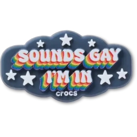 sounds gay im jibbitz anstecker 1 280x280 - &laquo;Sounds Gay Im&raquo; Jibbitz-Anstecker