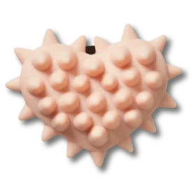 Spike hellrosa Herz-Jibbitz™-Anstecker