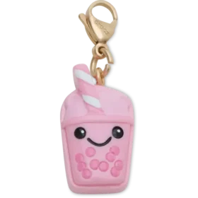 Süsser rosa Boba-Anhänger – Jibbitz-Schuhanhänger