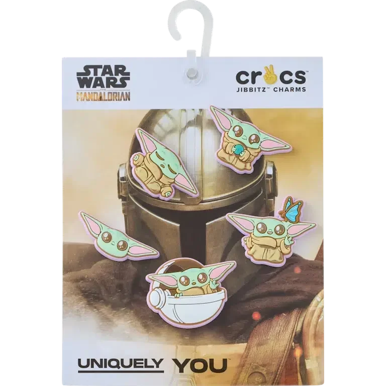 Star Wars Grogu 5er-Pack Jibbitz-Anstecker Star Wars Grogu 5er-Pack Jibbitz-Anstecker
