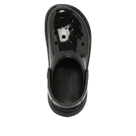 Stomp Hochglanz-Clog «Schwarz»