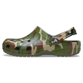 Strand-Sandalen in Army-Grün-Camouflage