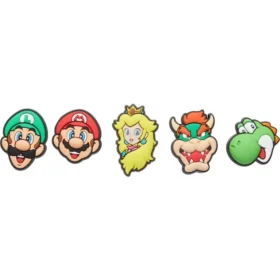 Super Mario™ 5er-Pack Jibbitz-Schuhanhänger