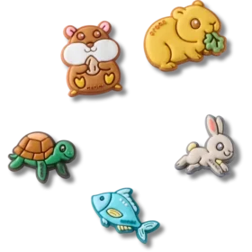 Super Pets 5er-Pack Jibbitz-Anstecker