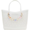 Taschenanhänger mit Schmetterling und langer Kette Taschenanhänger mit Schmetterling und langer Kette