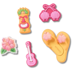 Tiki Vacation 5er-Pack Jibbitz-Anstecker