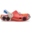 Toddler Classic Iam Feuerwehrauto-Clogs mit Riemen am Fersenbereich
