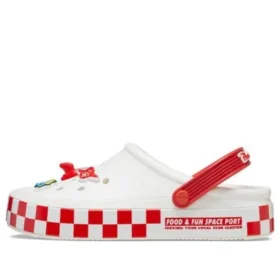 Toy Story Pizza Planet Off-Court-Clogs «Weiss Rot»
