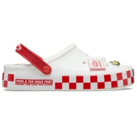 Toy Story Pizza Planet Off-Court-Clogs «Weiss Rot»