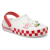 Toy Story Pizza Planet Off-Court-Clogs «Weiss Rot»