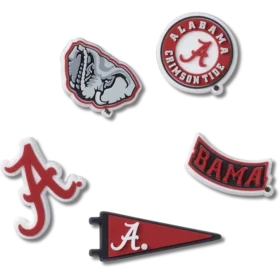 University of Alabama 5er-Pack Jibbitz-Anstecker