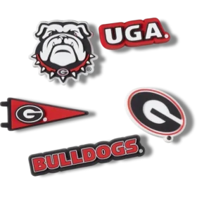 University of Georgia 5er-Pack Jibbitz-Anstecker