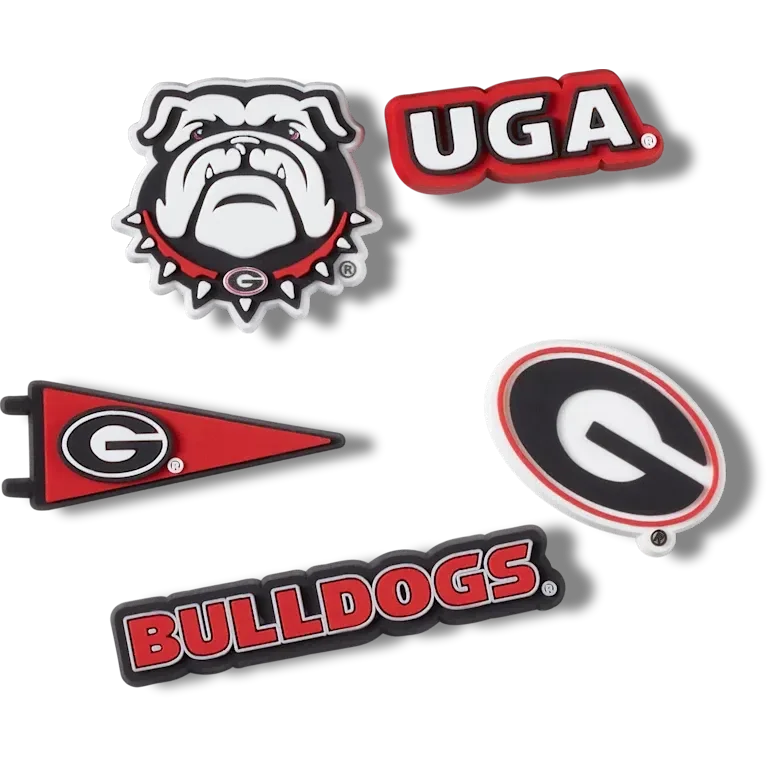 University of Georgia 5er-Pack Jibbitz-Anstecker University of Georgia 5er-Pack Jibbitz-Anstecker