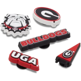 University of Georgia 5er-Pack Jibbitz-Anstecker