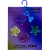 UV-reaktive Squish Jibbitz-Anstecker, 5er-Pack UV-reaktive Squish Jibbitz-Anstecker, 5er-Pack