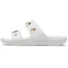 Weiche Sohle, bequeme Outdoor-Hausschuhe mit flachem Absatz, weiss