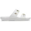 Weiche Sohle, bequeme Outdoor-Hausschuhe mit flachem Absatz, weiss