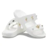 Weiche Sohle, bequeme Outdoor-Hausschuhe mit flachem Absatz, weiss